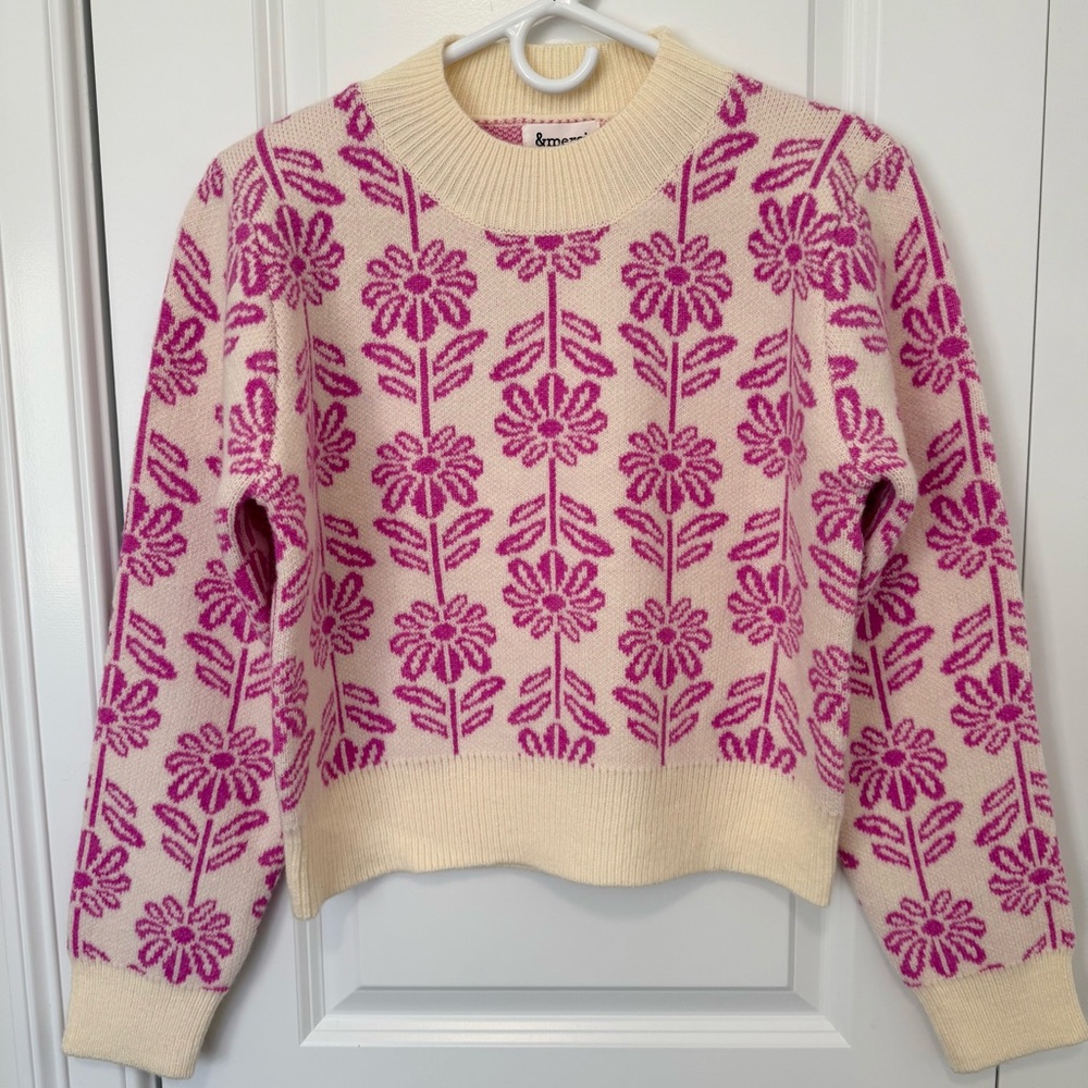 &Merci Floral Sweater